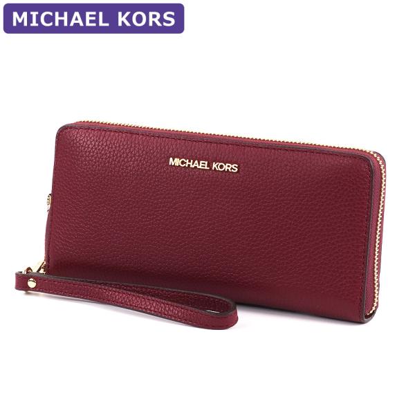 マイケルコース MICHAEL KORS 財布 長財布 35T7GTVE7L DARKCHERRY ...