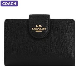 【COACH】三つ折り財布 ブラック 新品未使用 メンズ レディース兼用 COACH（コーチ） 財布 三つ折り財布 CZ034 IMXAQ ミニ財布