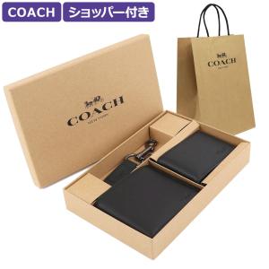 コーチ COACH 財布 二つ折り財布 F64118 BLK ギフトボックス アウトレット メンズ ウォレット 新作 父の日｜hommage