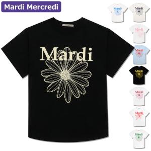 マルディメクルディ MARDI MERCREDI Tシャツ 半袖  TSHIRT FLOWERMARDI 韓国 ファッション｜HOMMAGE