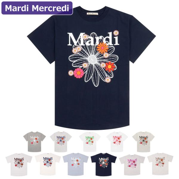 マルディメクルディ Mardi Mercredi Tシャツ TSHIRT FLOWERMARDI B...