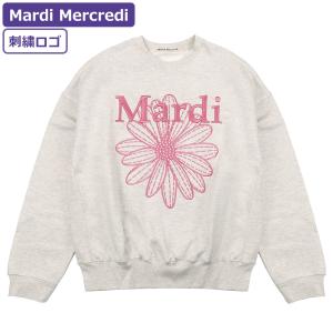 新品★代官山店購入★Mardi★ピンク刺繍が可愛いスウェット★ Mardi Mercredi（マルディメクルディ） スウェット SWEATSHIRT