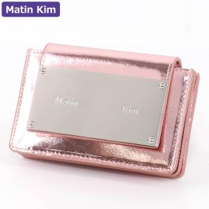 Matin Kim アイボリー　ミニウォレット　カードケース マーティンキム Matin Kim カードケース （ホワイト） - ファッション