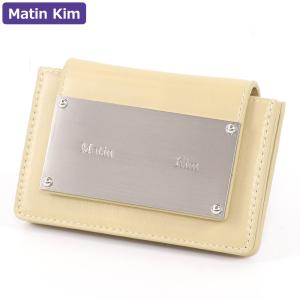 マーティンキム Matin Kim カードケース MK2400WL001MBL BLUE コイン