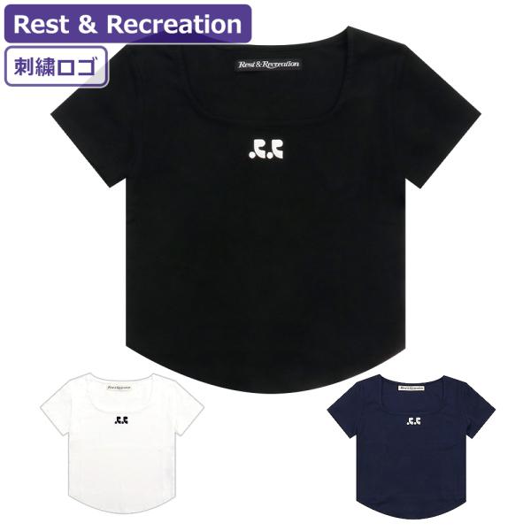 レストアンドレクリエーション Rest&amp;Recreation Tシャツ RR LOGO SQUARE...