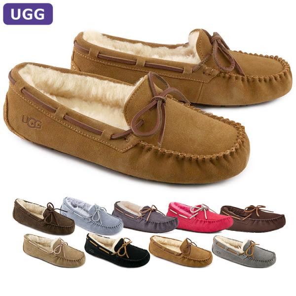 アグ UGG シューズ モカシン DAKOTA ダコタ ムートン シープスキン 新カラー 正規品 レ...