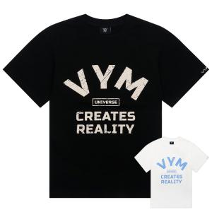 ヴィム VYM Tシャツ UNIVERSITY CRACK TSHIRT 半袖 レディース メンズ 男女兼用 韓国 ファッション｜hommage