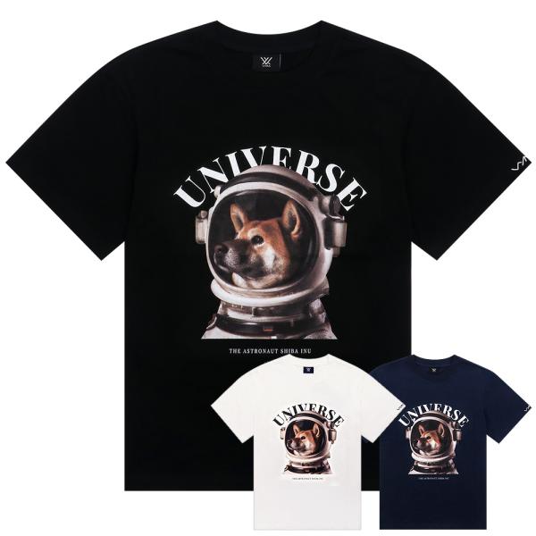 プレミアム会員990円 ヴィム VYM Tシャツ THE ASTRONAUT SHIBA INU B...