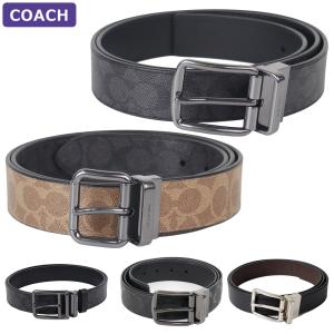 コーチ COACH ベルト メンズ 本革 ビジネス シグネチャー リバーシブル ブランド アウトレット 小物 CY922 CQ023 CY982 CQ024 CY997 ブラウン ブラック 黒 茶色