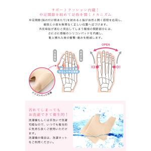 外反母趾 内反小趾 サポーター ソックス 両足...の詳細画像4