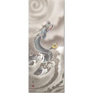 掛け軸 龍神図掛軸-龍神図/森山観月(尺三)床...の詳細画像2
