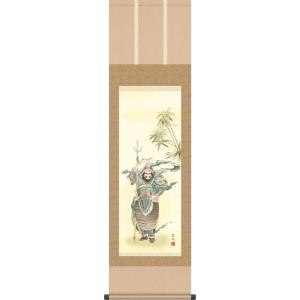 端午の節句掛軸 (掛け軸) 鯉のぼり 小野洋舟 （尺幅(短)）約横31×縦