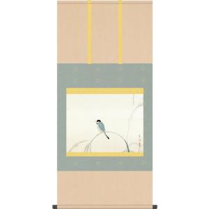 複製/狩野探幽/海常に尾長鳥/工芸/桐共箱付/布袋屋掛軸HH-933 複製/狩野探幽/海常に尾長鳥/工芸/桐共箱付/布袋屋掛軸HH-933