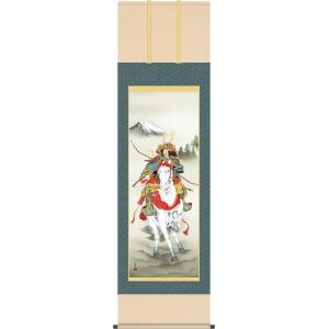 掛け軸 達磨 (桐山六郎) 【掛軸】【一間床・半間床】【趣味】 : 掛け軸