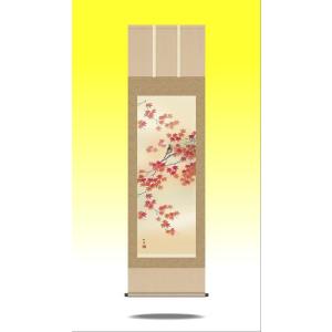 掛軸 掛け軸-四季花鳥(秋)/田村竹世 花鳥掛...の詳細画像3