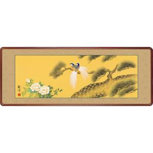 欄間額 扁額 横額 七福神 肉筆 江川香夕画 4.0尺 縦47.3cm×横123.8cm