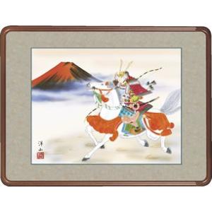 欄間額 扁額 横額 七福神 肉筆 江川香夕画 4.0尺 縦47.3cm×横123.8cm