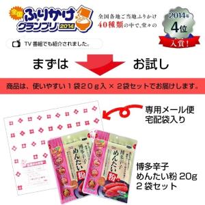めんたい粉 博多辛子明太子 顆粒20g 2袋セ...の詳細画像3