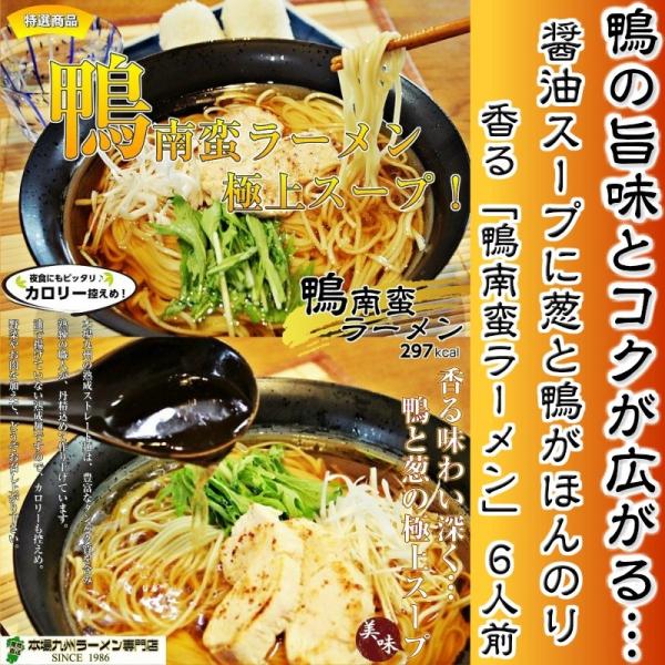 醤油ラーメン　お取り寄せ　鴨ラーメン　セット　6人前 　鴨の深いコクと香り　ネギの旨味　鴨南蛮スープ...