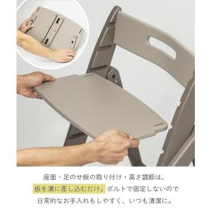 ベビーチェア おしゃれ 折りたたみ ハイチェア...の詳細画像4