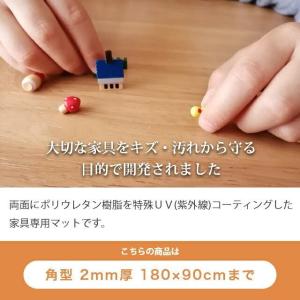 高級透明テーブルマット テーブルクロス デスク...の詳細画像2