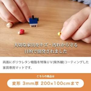 高級透明テーブルマット テーブルクロス デスク...の詳細画像1