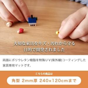 高級透明テーブルマット テーブルクロス デスク...の詳細画像1
