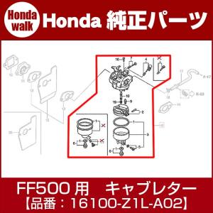 ホンダ 純正 耕うん機 キャブレターAssy. FU600/FR615/運搬車 HP500用