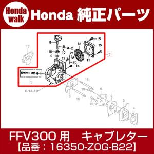 ホンダ（HONDA） ホンダ純正部品FF500用キャブレターASSY（BB62P