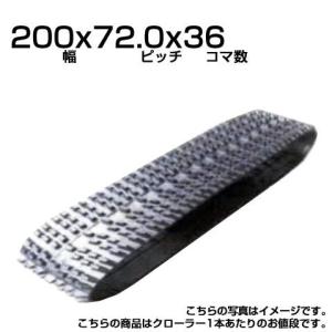 【ポイント5倍◆5月1日限定】 除雪機用汎用クローラー　200x72.0x36　【200x72x36】｜honda-walk