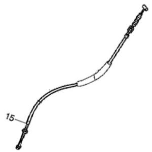 雪姫出品 ホンダ（HONDA） ホンダ除雪機純正パーツ メインクラッチケーブル 対応