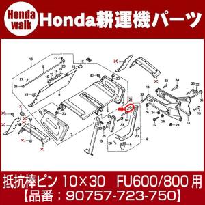 ホンダ（HONDA） ホンダ耕うん機純正パーツ 9mmRピン 適応機種：F410