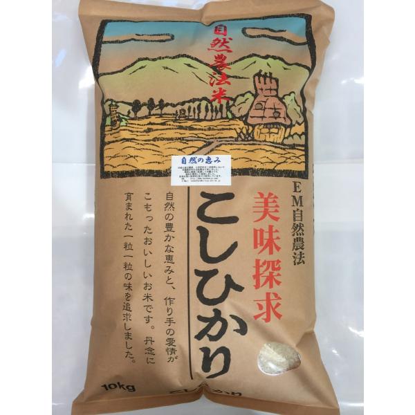 令和7年産 新米 自然農法米特別栽培米 こしひかり 白米 10kg  「自然の恵み」  加賀百万石 ...