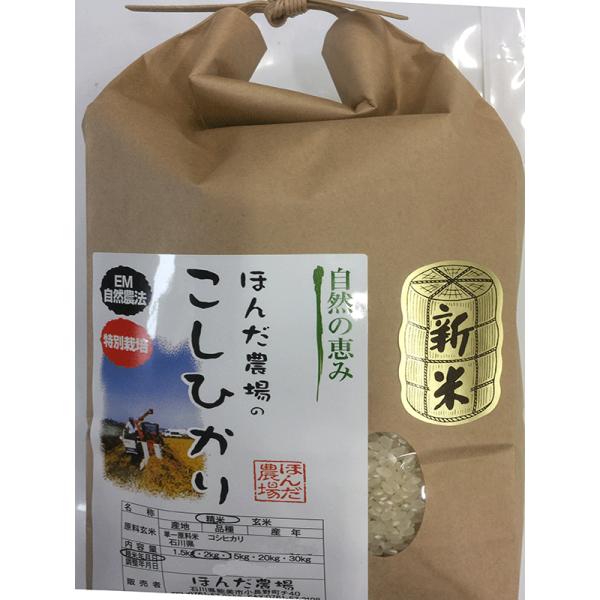 令和7年産 新米 自然農法米 特別栽培米 こしひかり 白米 2kg  「自然の恵み」   加賀百お米...
