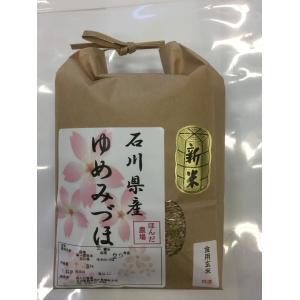 令和5年産 新米 お米 2kg 加賀厳選 ゆめみづほ 食用 玄米