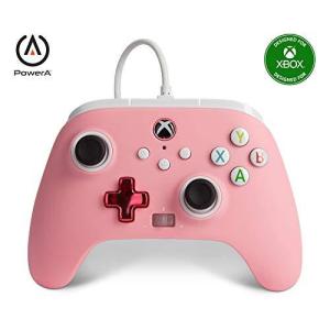 PowerA Enhanced Wired Controller for Xbox ー Pink, Gamepad, Wired Video Game