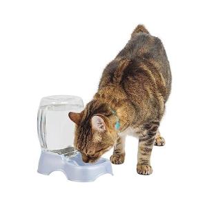 Petmate Cafe Waterer Autmomatic Gravity Household Pet Feeder Pearl White .2