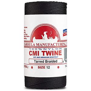 325 ' Catahoula製造# 60 Tarred編組ナイロンTwine  500 lb引張強度