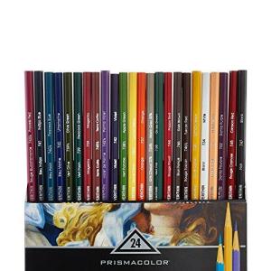 SANFORD Prismacolor Verithin 色鉛筆 マルチカラー 24本