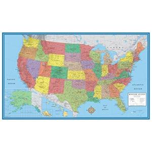 24x36 United States, Usa Classic Elite Wall Map Mural Poster