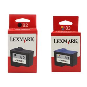 Lexmark 82 Black & 83 Color Ink Cartridge Combo Pack  by Lexmark