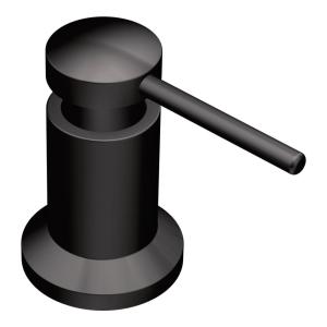 Moen 3942BL デッキマウントキッチンソープディスペンサー シンク上に詰め替え可能なボトル付き マットブラック