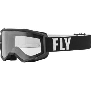 Fly Racing Youth Focus Goggles (Black/White Youth)の商品画像