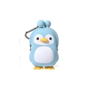 3D POCHI Friends ペンギン アイスブルー シリコン がまぐち ピージー