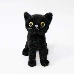 スクラッチ ぬいぐるみ MS 内藤デザイン研究所 猫 ネコ 黒猫 : HONDA