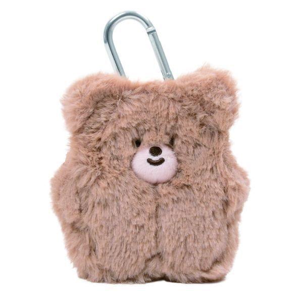 ころまるさん ふわふわ ポーチ S マロン クマ くま ぬいぐるみ ピージーデザイン ミニポーチ