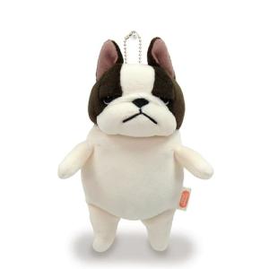 もちぶる ブラック ミニ ボールチェーンマスコット ブルドッグ