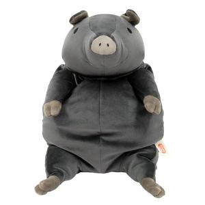 ぷーとん おでかけ ぬいぐるみ Mサイズ デニム ブタ 内藤デザイン研究