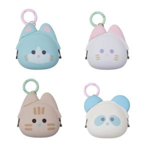 mimi POCHI Friends クロ シリコン がまぐち 猫 ネコ ピージーデザイン