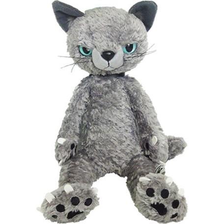 スクラッチ ぬいぐるみ L グレイ 内藤デザイン研究所 猫 ぬいぐるみ ネコ ロシアンブルー